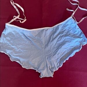 Triumph Light Blue Hipster Briefs with Cream Trim